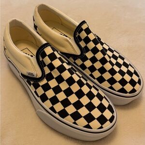 VANS Checkerboard Slip-on Stackform Shoes